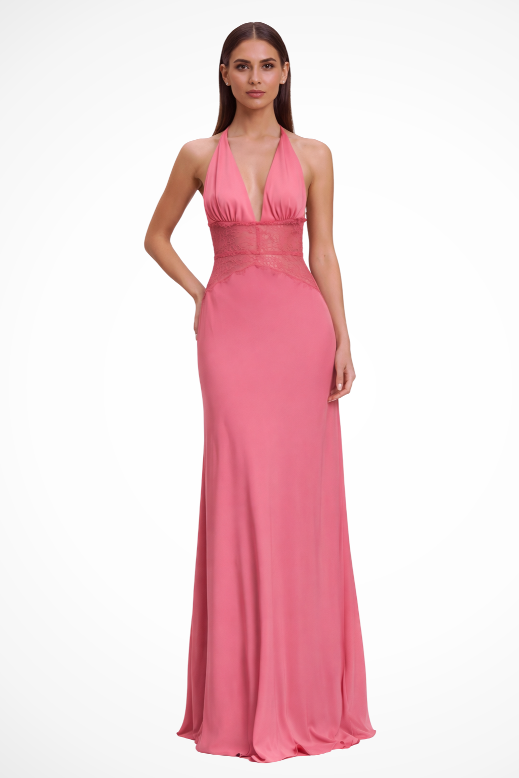 Kyla | Women's Backless Halter Maxi Dress