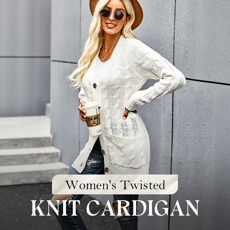 Sweater Women - Midi-Length Knit Sweater