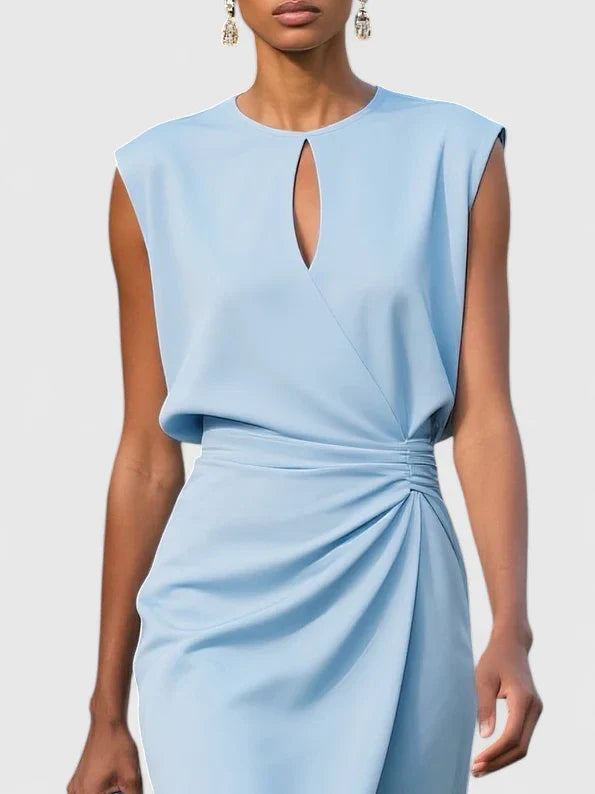 Sharon | Women's Midi Dress with Sleek Cut for Events
