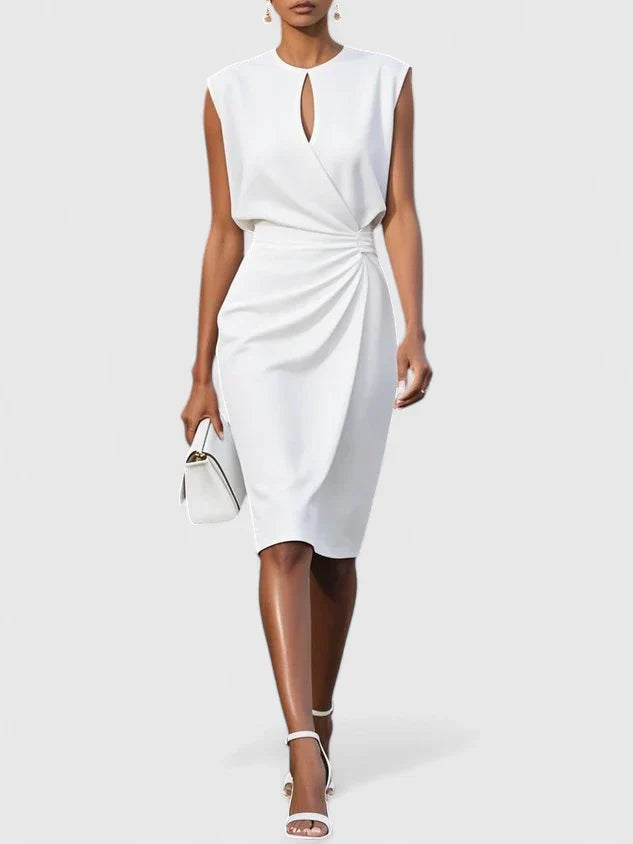 Sharon | Women's Midi Dress with Sleek Cut for Events