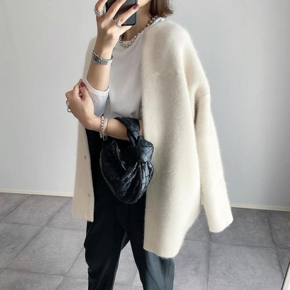 Cardigan Women - Wool Soft Warm Cardigan