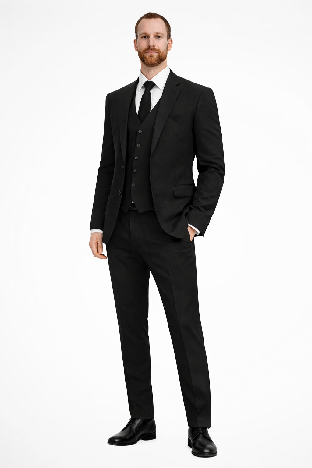 Marcus | Men's Linen Three-Piece Suit for Summer