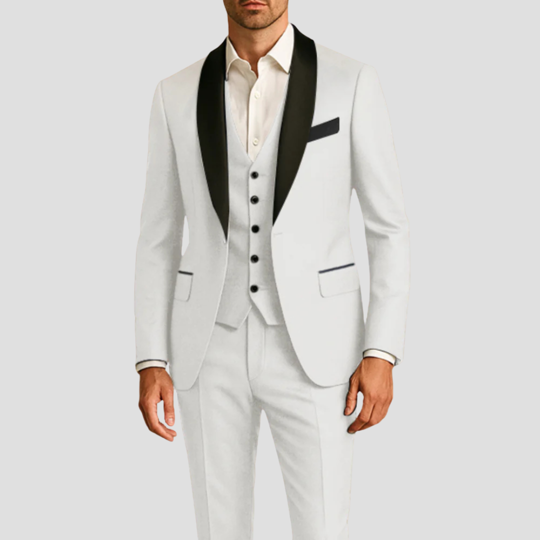 Benjamin | Men's Slim Fit Three-Piece Tuxedo Suit