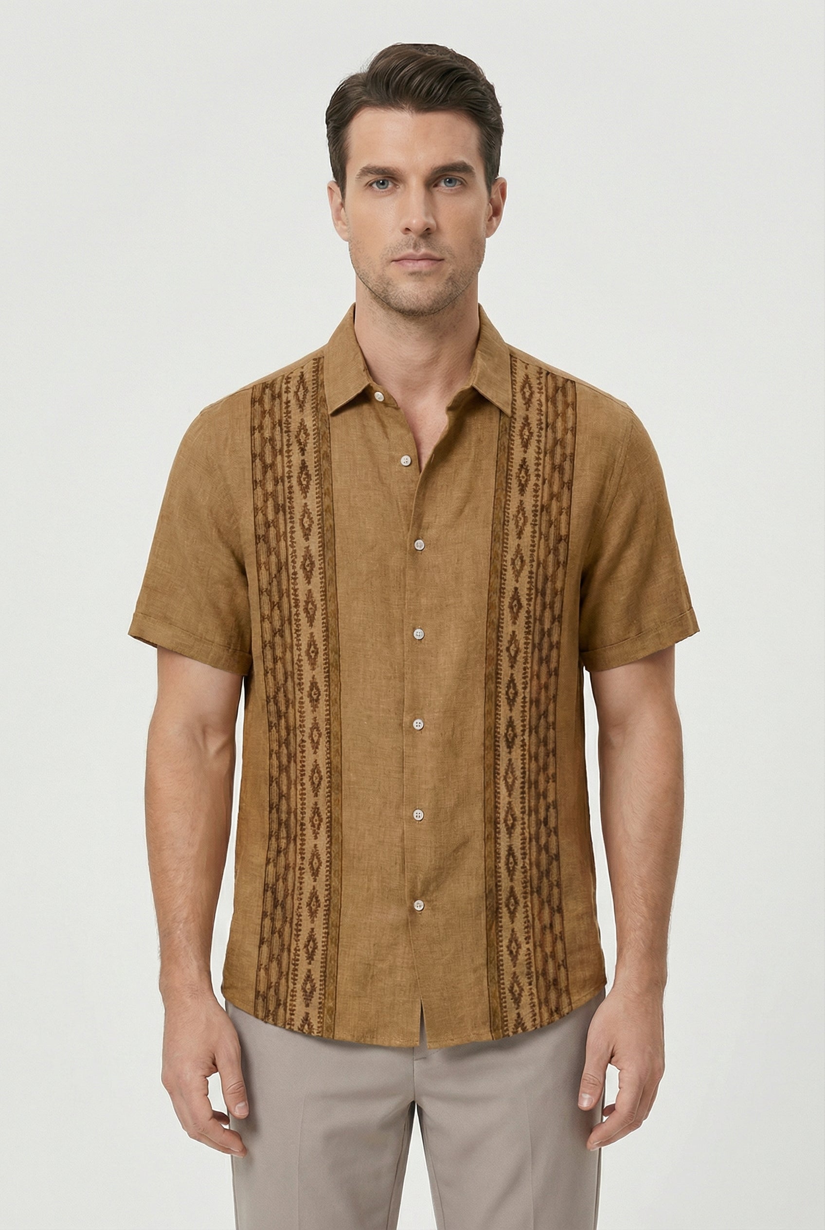 Matthew | Men's Casual Floral Print Short Sleeve Shirt