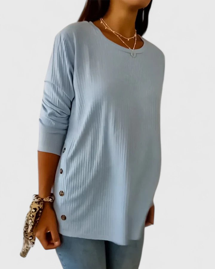 Megan | Women's Relaxed Fit Crew Neck Top