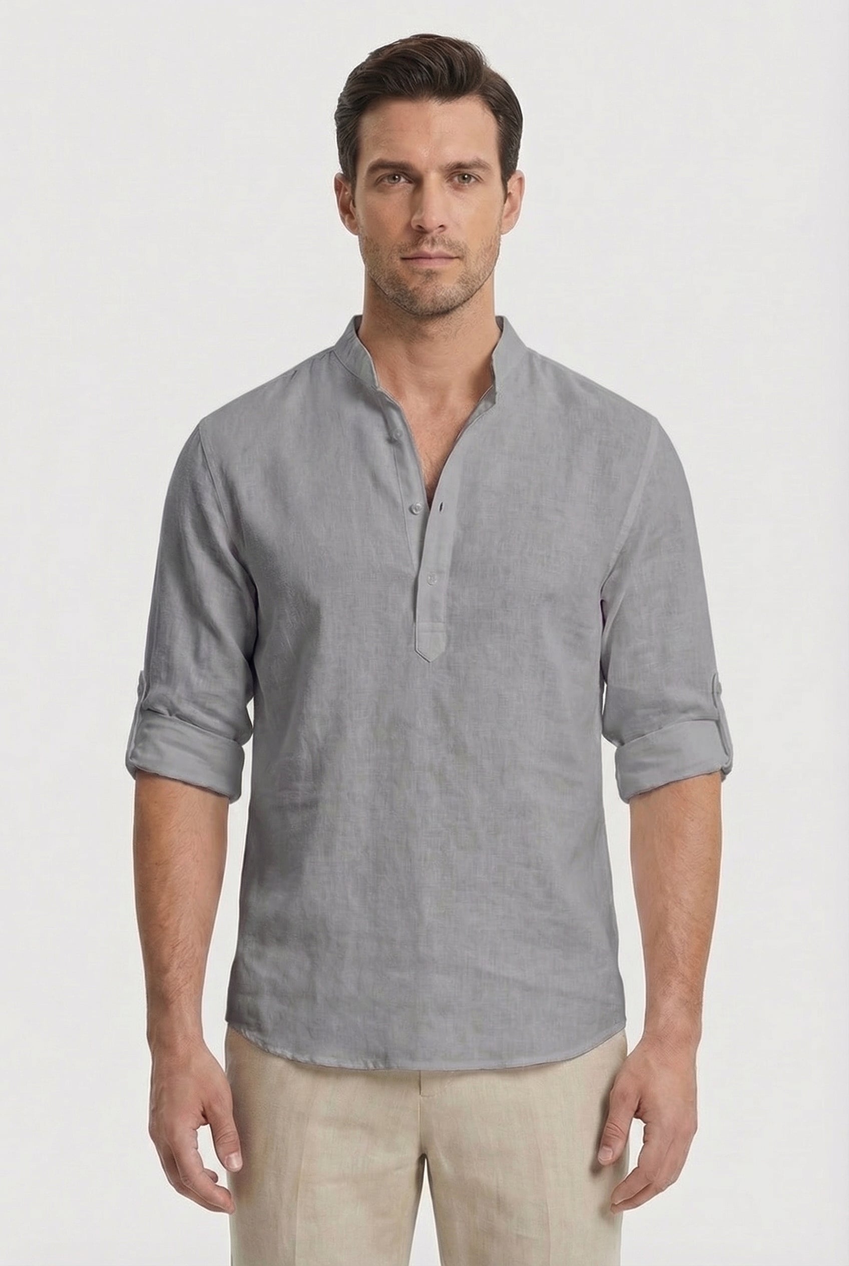 Jaxon | Men's Linen Relaxed Fit Casual Shirt