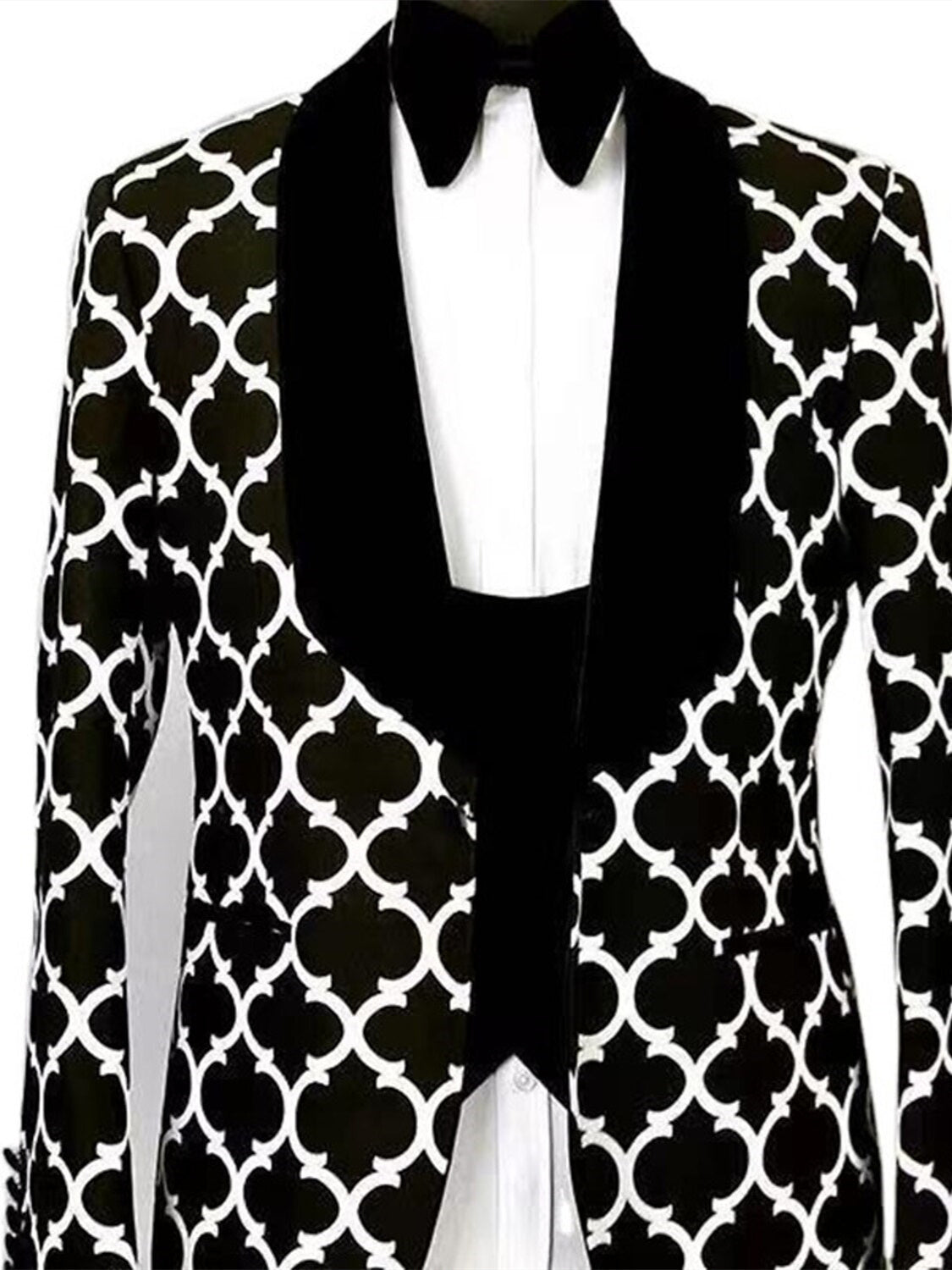 Alfie | Men's Tailored Fit Checkered Suit with Vest