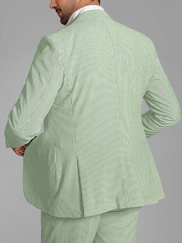 Samuel | Men's Tailored Fit Seersucker Wedding Shorts