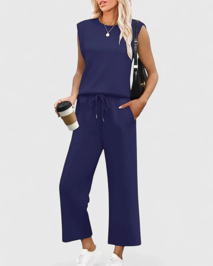 Olivia | Women's Loungewear Two-Piece Set with Pockets