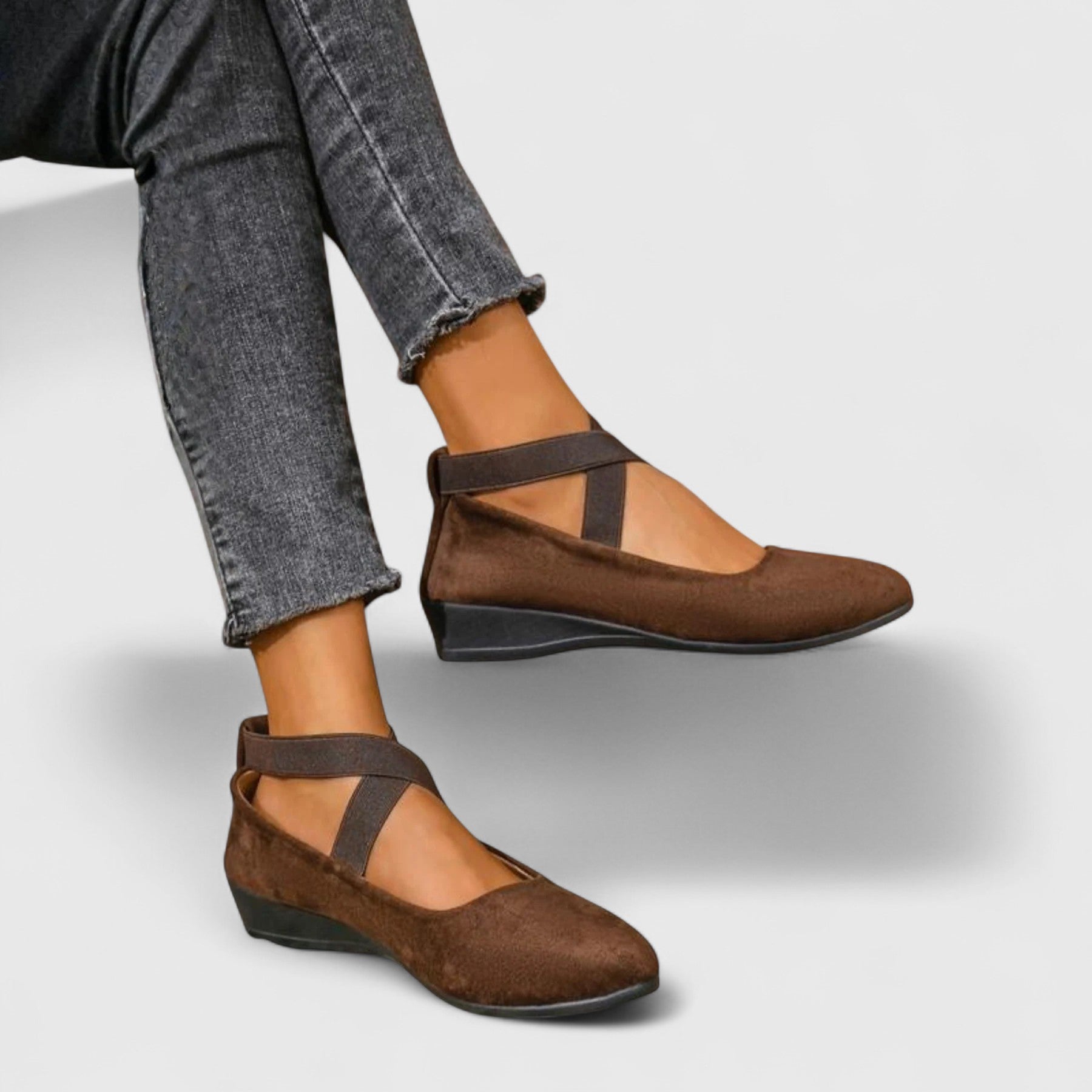 Olivia | Women's Orthopedic Wedge Ballet Flats