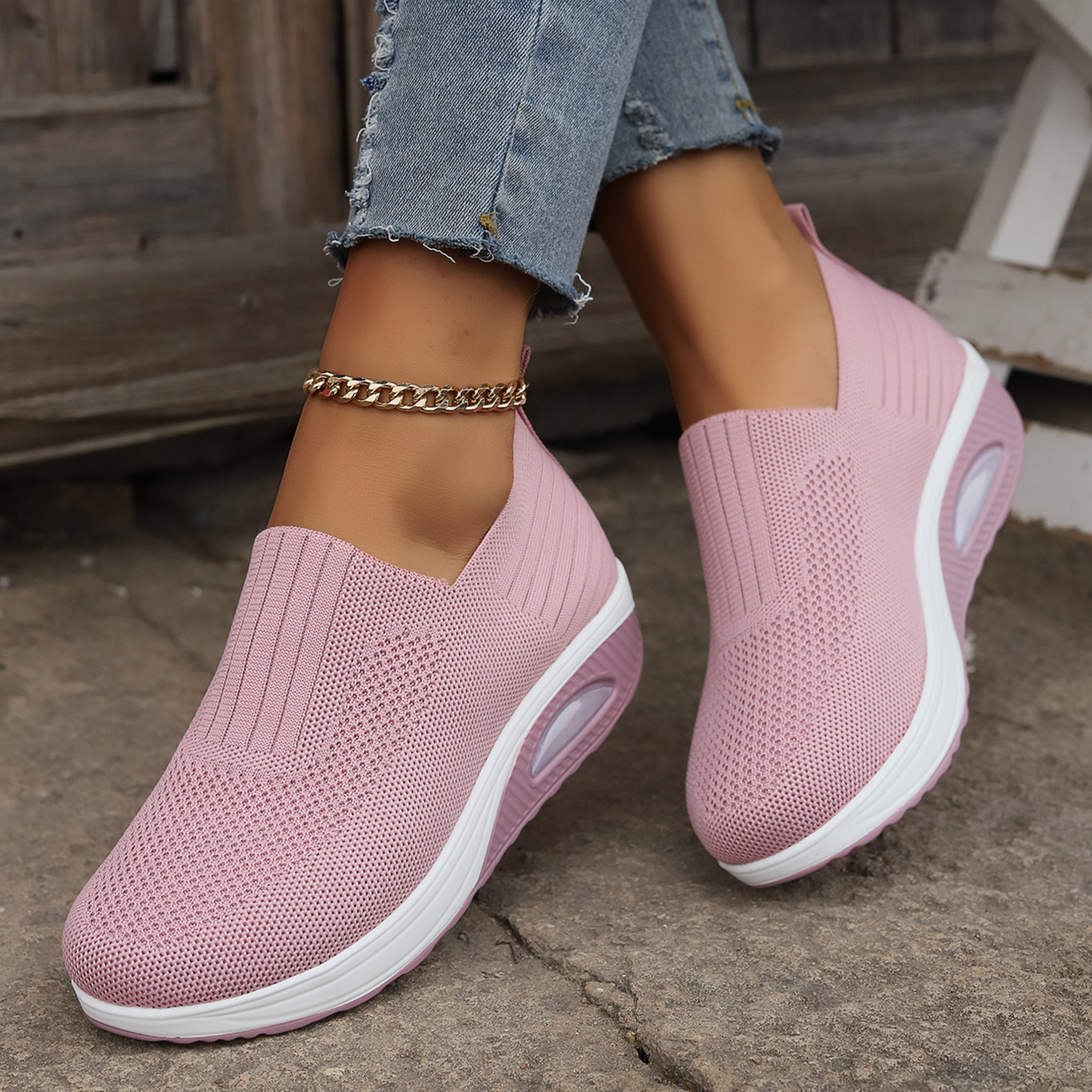 Josephine | Cushioned Slip-On Sneakers