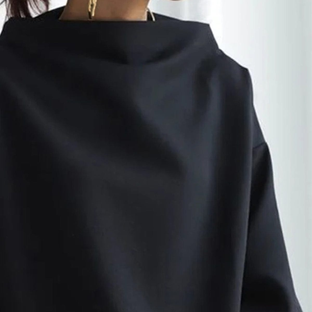 Rachel | Women's High Neck Relaxed Top