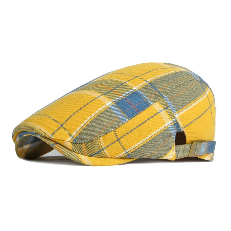 Orion | Classic Plaid Flat Cap