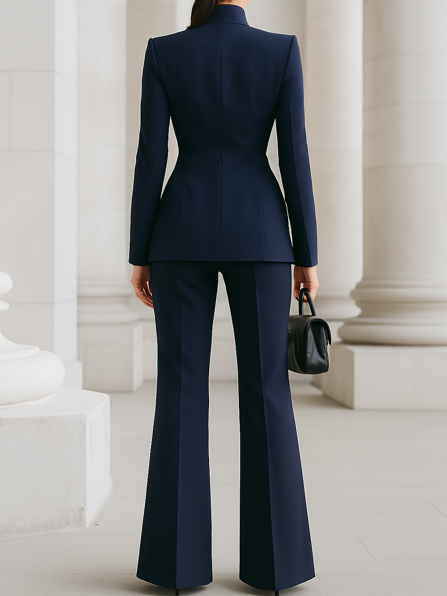 Sylvia | Women's Suit Soft Fabric Tailored Blazer Set