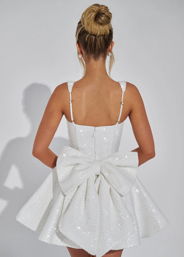 Romy | Dazzling Bow Dress