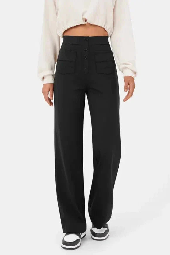 WIDE-LEG PANTS | HIGH-WAIST STREET STYLE